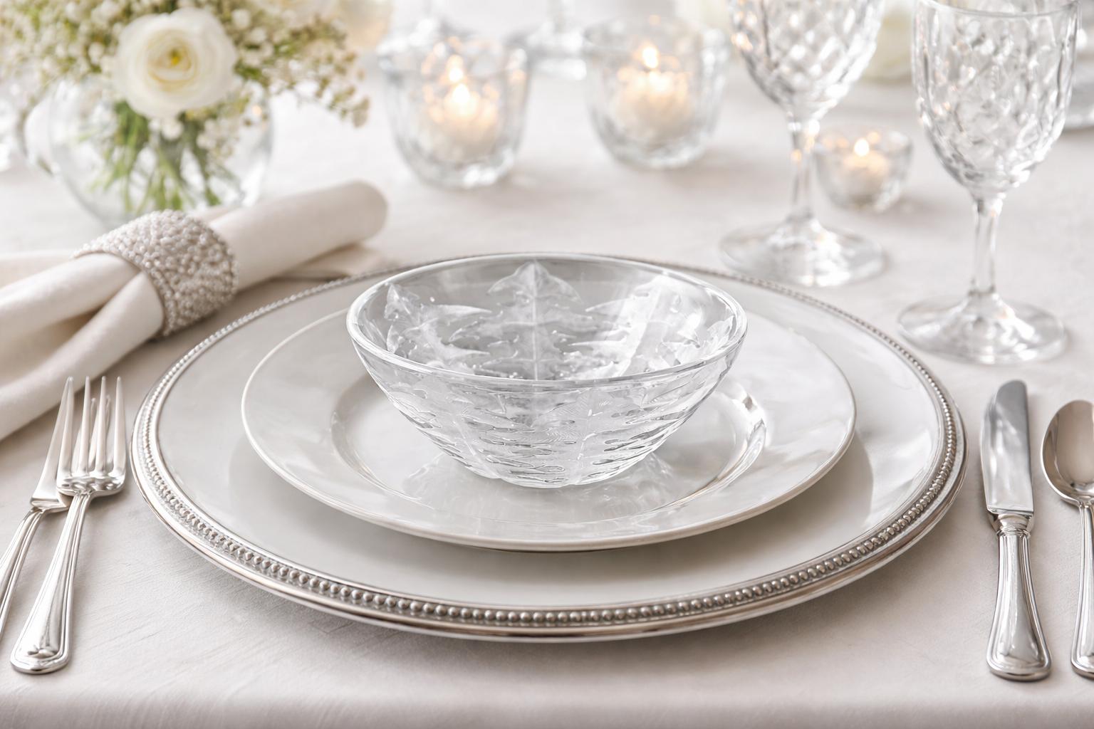 René Lalique „Pissenlit“ – fünf Schalen aus Klarglas, ca. 1924 – Bild 6