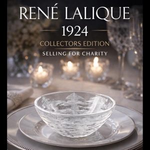 René Lalique „Pissenlit“ – fünf Schalen aus Klarglas, ca. 1924